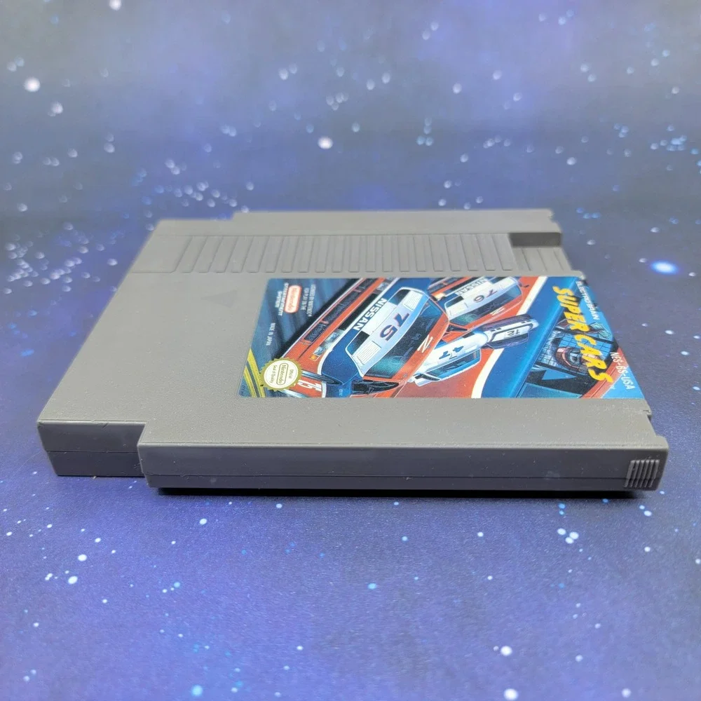 Super Cars Nintendo NES Electro Brain NES-6S-USA Authentic Racing Game Cartridge